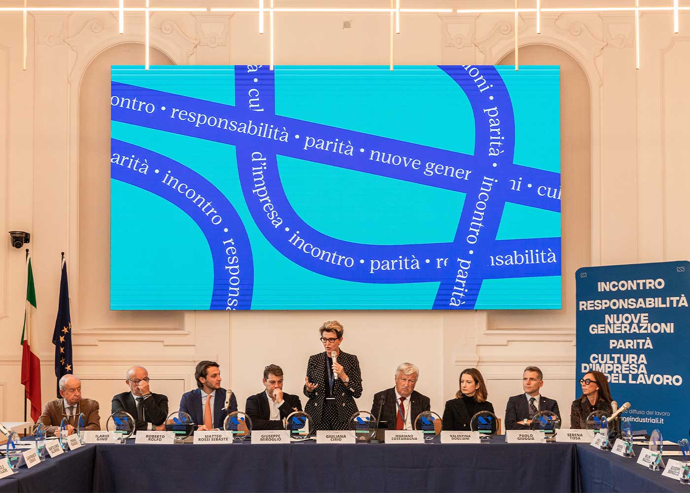 Giuliana Cirio e i membri del CDA