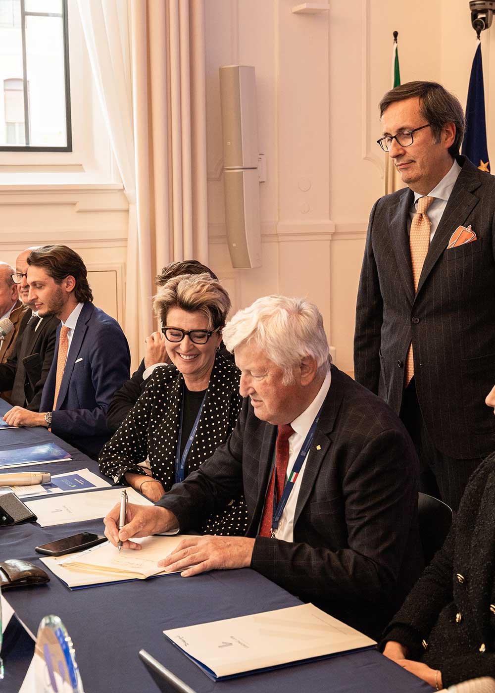 Giuliana Cirio, Mariano Costamagna e il notaio Andrea Ganelli